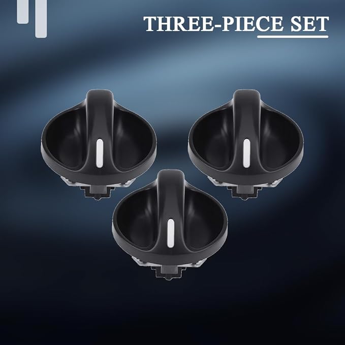 3PCS AC Heater Blower Fan Control Knob, AC Heater Control Knob Compatible - Image 2