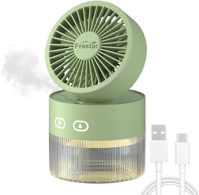 Personal Cooling Fan and Small Air Humidifier 350ml by frestar