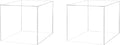 2 Pack 16 Inch Clear Acrylic Display Box Versatile Square One Piece No Lid by MarketingHolders