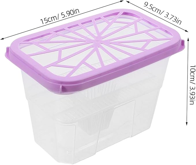 DOITOOL 4pcs Plastic Moisture Absorber Box Refillable Sturdy - Image 2