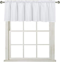 Home Queen Waffle Curtain Valance Window Treatment by HomeQueen