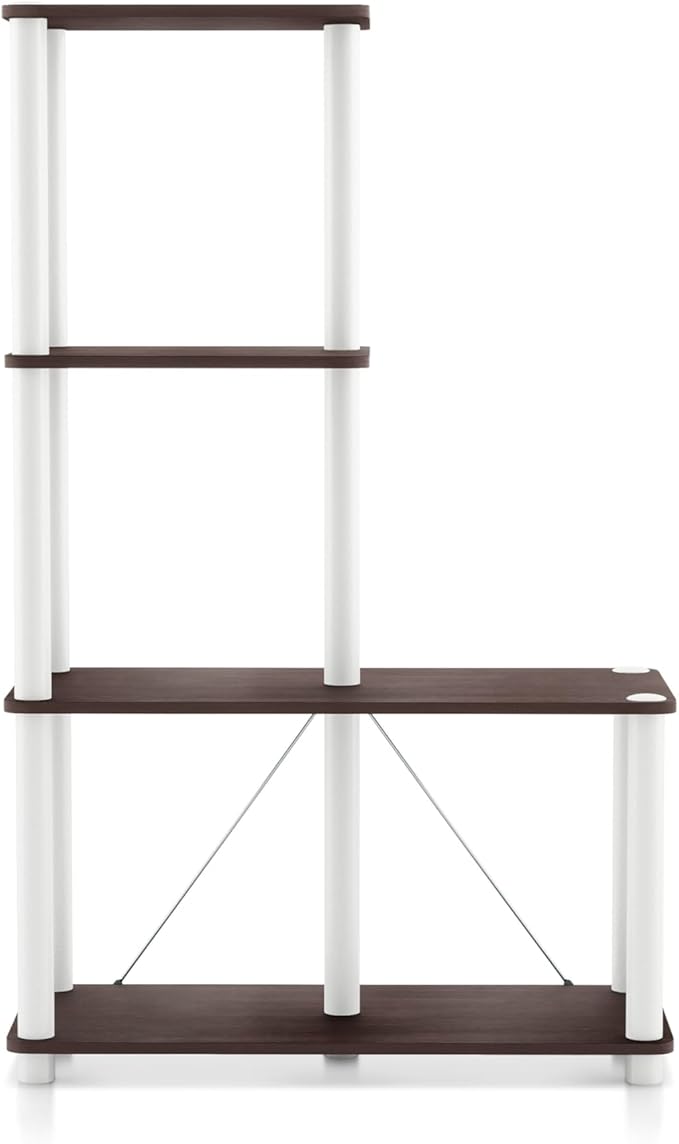 Homes: Inside + Out Apexa Modern 4-Cube Ladder Shelving Units, Collectibles - Image 11