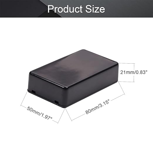 Fielect 5Pcs Dustproof Electronic Junction Box Plastic Enclosure Project Box - Image 2