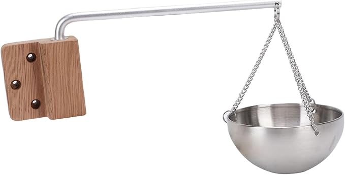 Stainless Steel Sauna Aromatherapy Bowl, Swing Arm Design Essential Oil Diffuser - Image 2