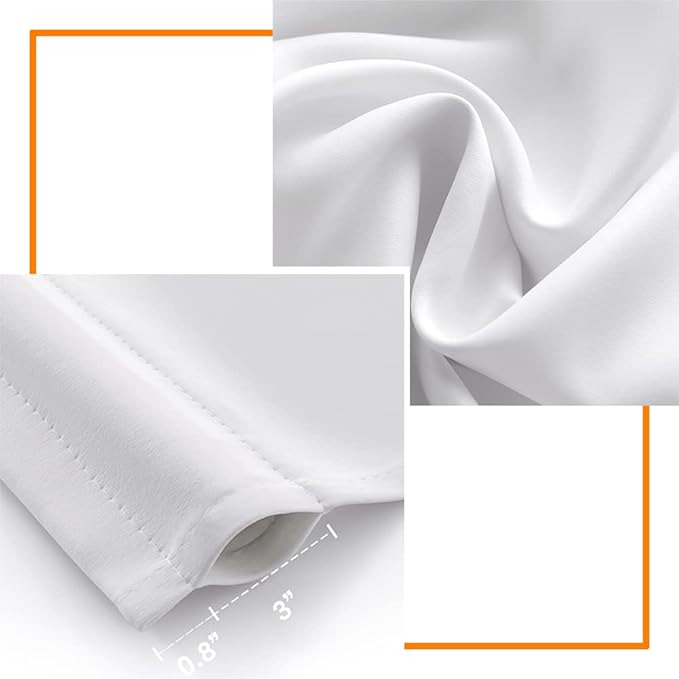 PANELSBURG White Short Curtain Panels - Image 7