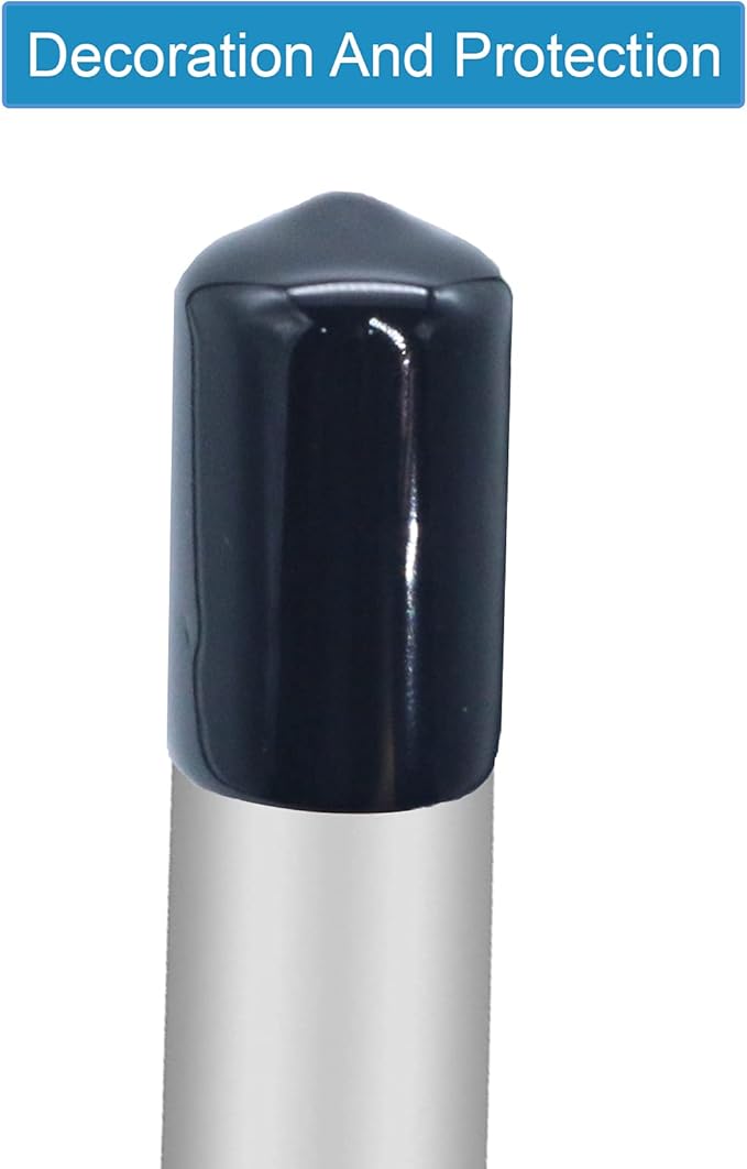 Acocony 7/16 Inch Rubber Cap Round Rubber End Caps PVC Flexible Protector - Image 5