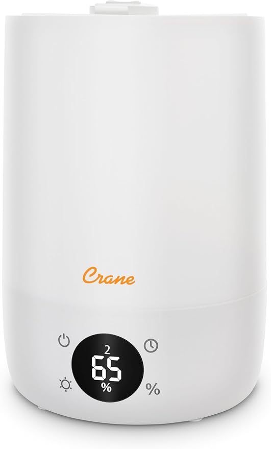 Crane Ultra-Quiet 3-in-1 Humidifier, Essential Oil Aroma Diffuser & Soothing - Image 2