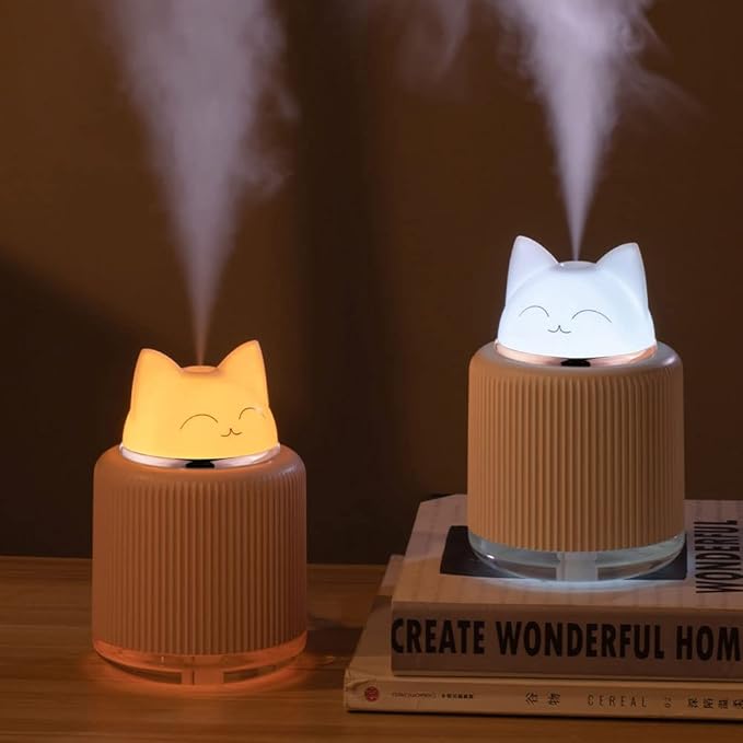 Mini Humidifier-Cute Cat Mist Humidifier by Unknown