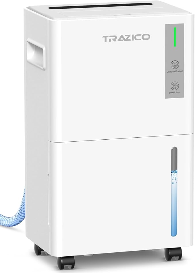 1500 Sq.ft Dehumidifier for Basement, Trazico 21 Pint Quiet Dehumidifiers for by Trazico
