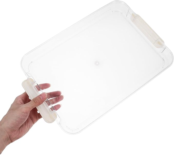 Gadpiparty A4 File Box Small Plastic Storage Box Document Organizer Certificate - Image 8