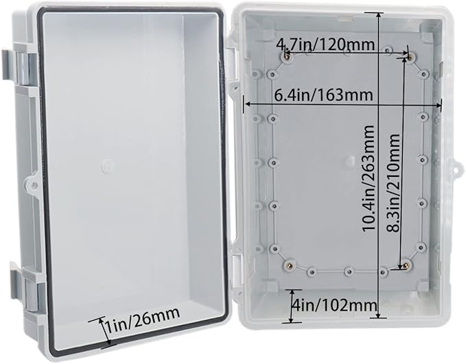 Waterproof Outdoor Electrical Box Junction Box Weatherproof IP67 ABS Plastic - Image 4