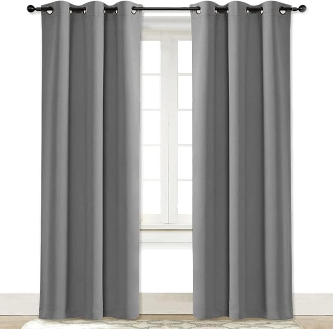 NICETOWN Curtain Blackout Drape Panel, Single Panel, 34 x 84 inch, 3 Pass by NICETOWN