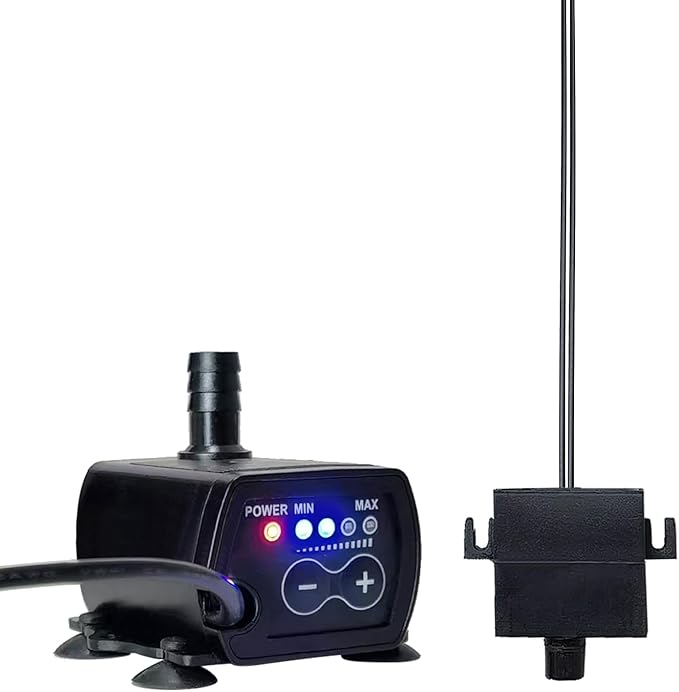 Automatic Small Sump Pump For Dehumidifier, 13FT Lift, 4 Level Flow Control by Roamoris