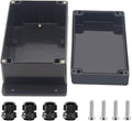 Project Box ABS Black Electrical Boxes IP67 Outdoor Waterproof Junction Box by Otdorpatio