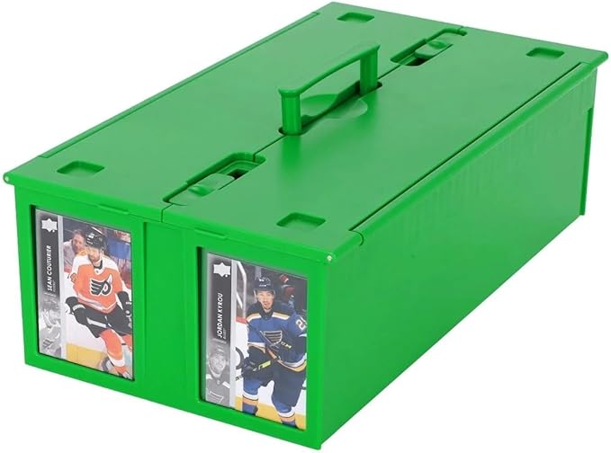 BCW Collectible Card Bin Green | Holds up to 1600 Cards | Plastic Storage Box - Image 8