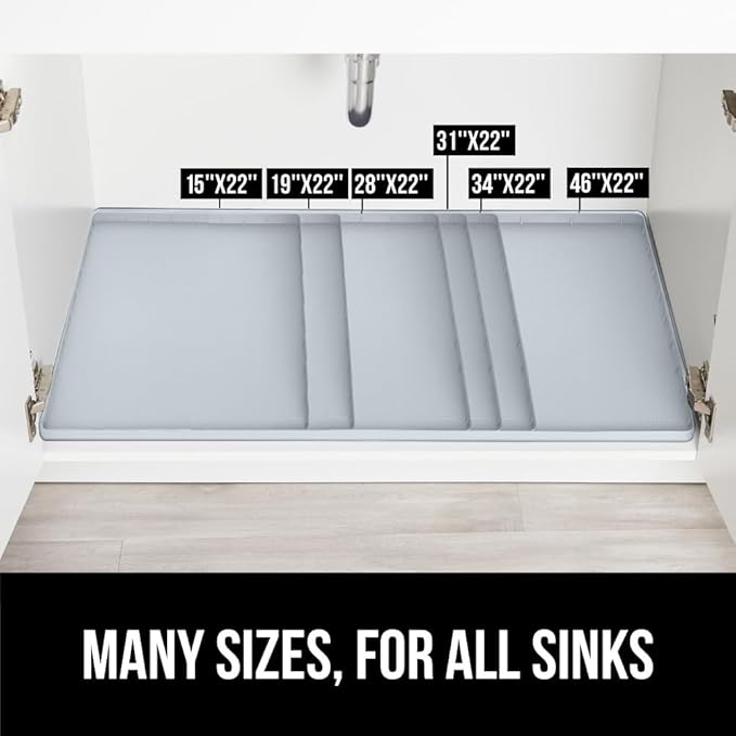 GORILLA GRIP Waterproof Silicone Under Sink Mat - Image 8
