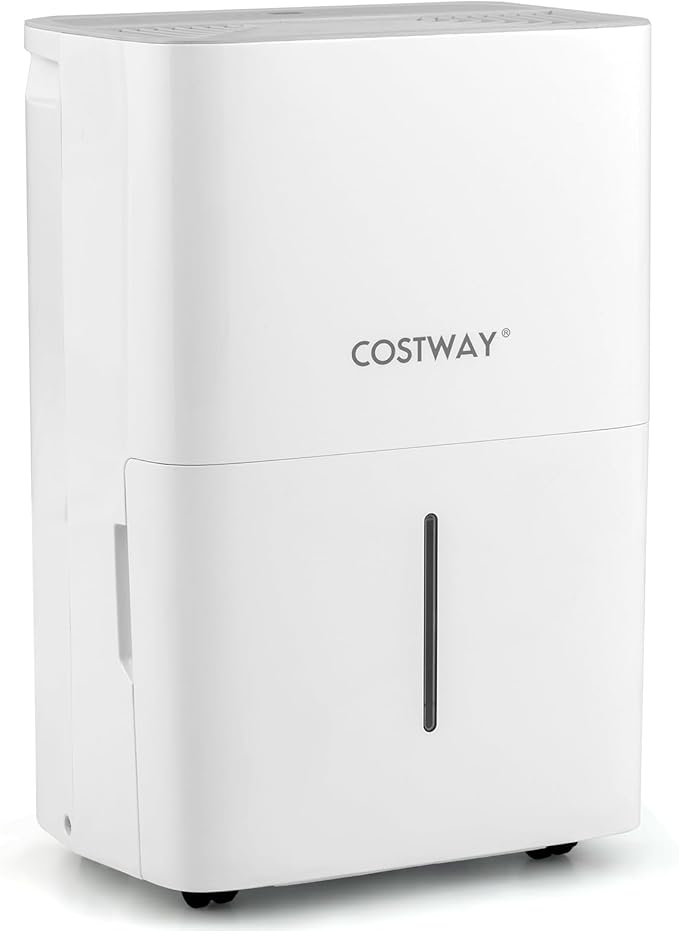 COSTWAY 94.5 Pints Dehumidifier, 6000 Sq.Ft Portable Large Home Dehumidifier by COSTWAY