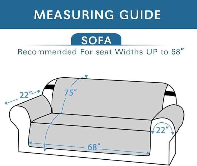 H.VERSAILTEX 100% Waterproof Sofa Slipcover Washable Sofa Cover Non-Slip Couch - Image 3