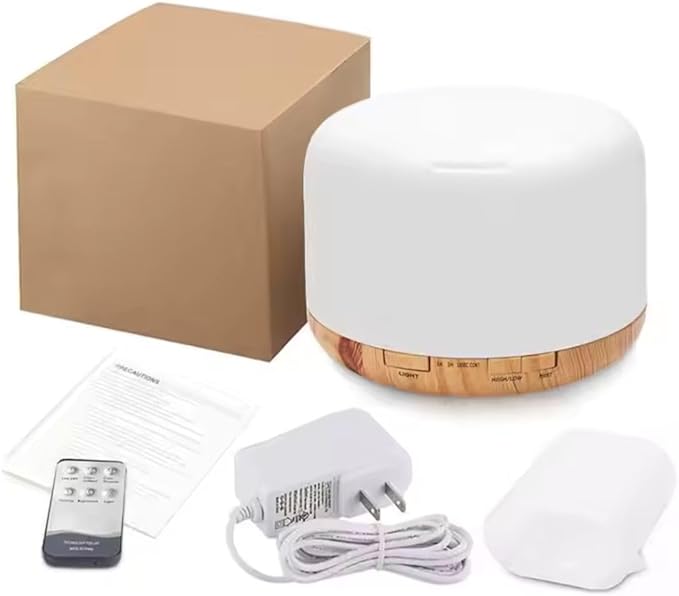 500ml Home/Office Aroma Diffuser, Essential & Fragrant Oil Vaporizer - Image 6