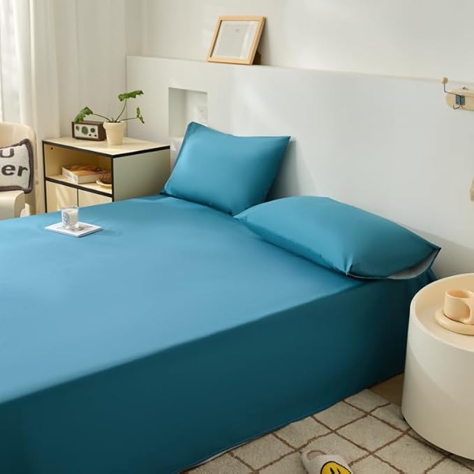 WenBags Lightweight Waterproof Flat Sheet 70 * 90 Inches Queen Size-Mattress - Image 4