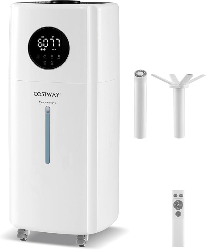 COSTWAY 21L/5Gal Humidifier for Large Room, Top Fill Whole House Humidifier by COSTWAY