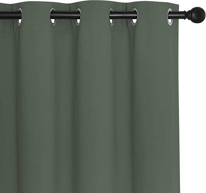 NICETOWN Blackout Curtains 72 inches Long, Grommet Privacy Window Treatment - Image 7