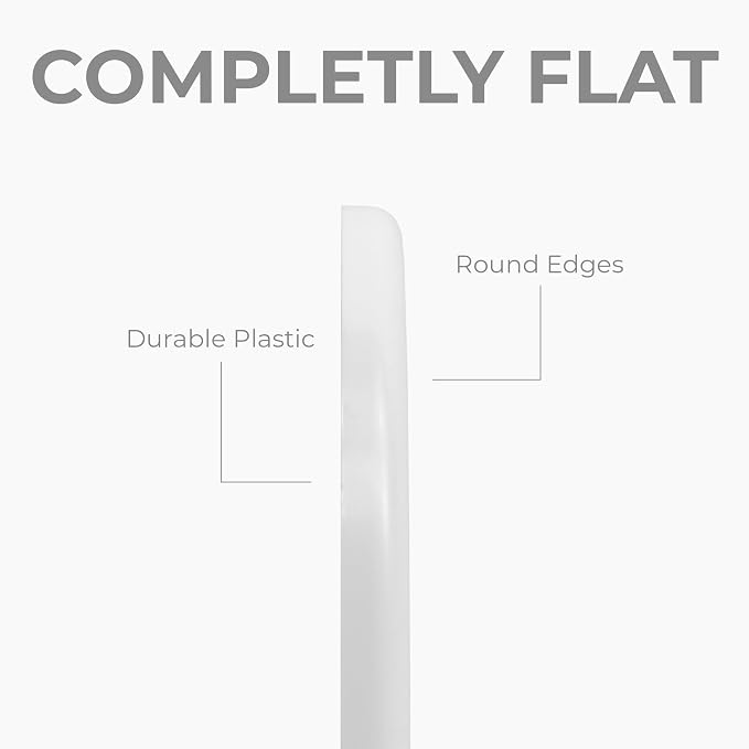 8" Round Air Vent Cover – White Plastic Soffit Vents Air Vent Deflector - Image 4