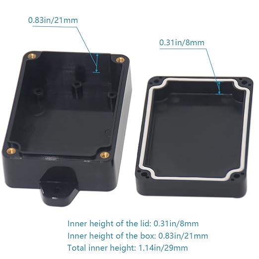 Zulkit Junction Box ABS Plastic Dustproof Waterproof IP65 Universal Electrical - Image 6