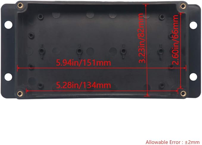 Project Box ABS Plastic Black Electrical Boxes IP65 Waterproof DIY Electronic - Image 3