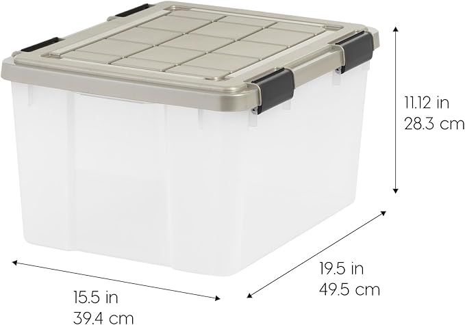IRIS USA 44 Qt Storage Bins - Image 2