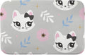 Cute Pet Animal Kitten Bow Runner Rug Bathroom Toilet Rugs Foot Mat Mats by Unknown