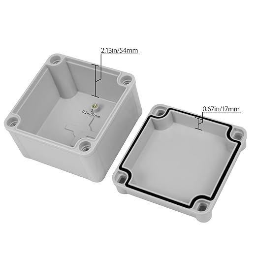 Junction Box，3.9"x 3.9"x 3" Outdoor Electrical Box - Image 3