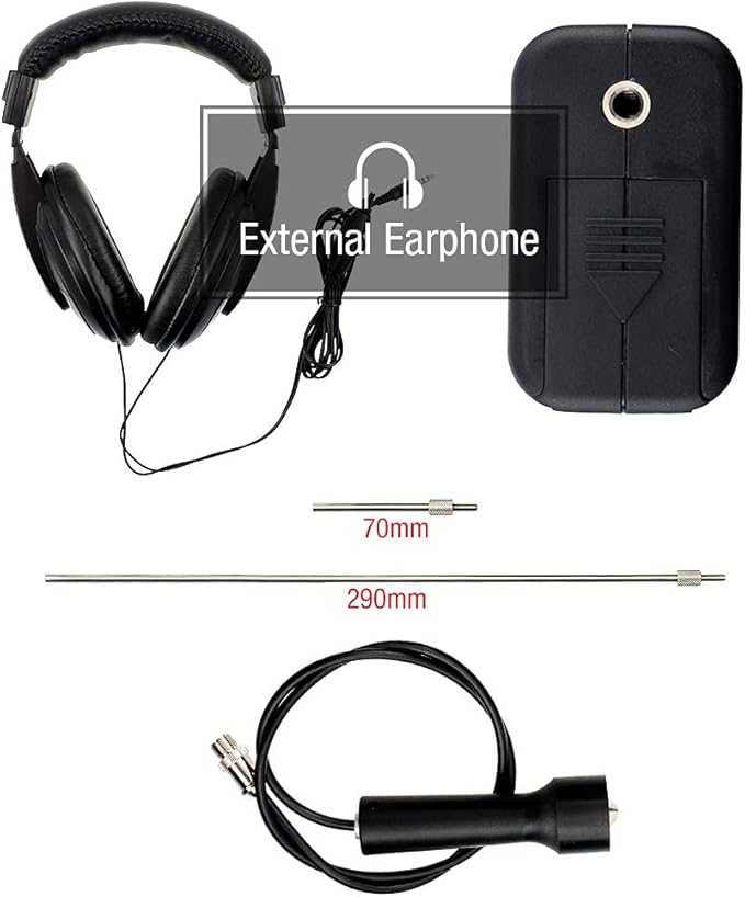 allsun Pro Ultrasonic Leaking Detector Transmitter Auto Noise Finder, - Image 5