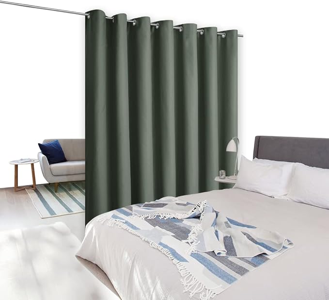 NICETOWN Wall Dividers for Rooms, Sound Barrier Room Divider Curtain Screen - Image 8