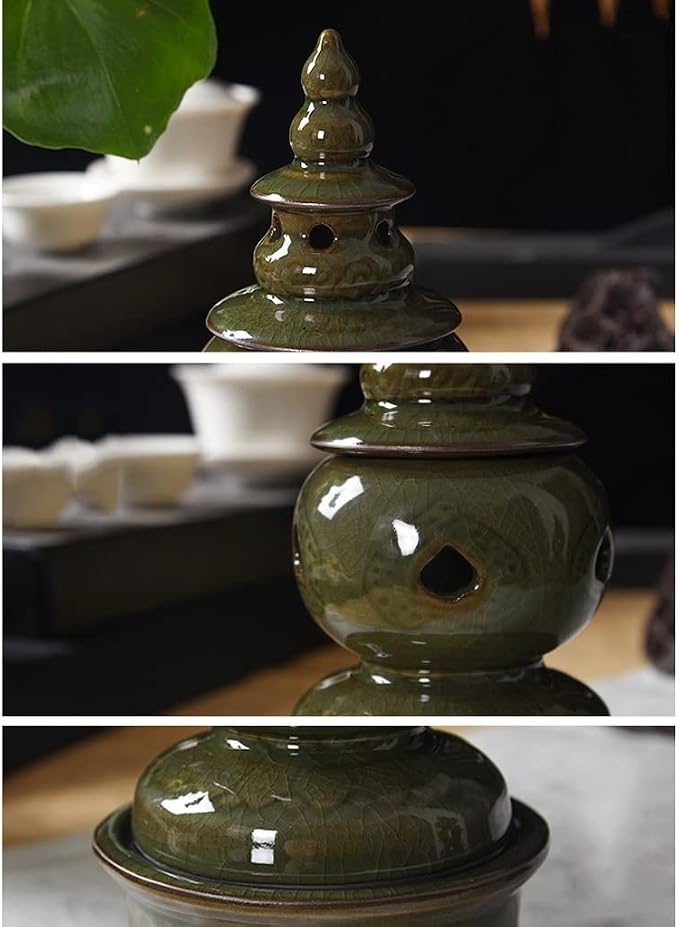 Sandalwood Stove Celadon Incense Stove Incense Road Retro Household Indoor - Image 3
