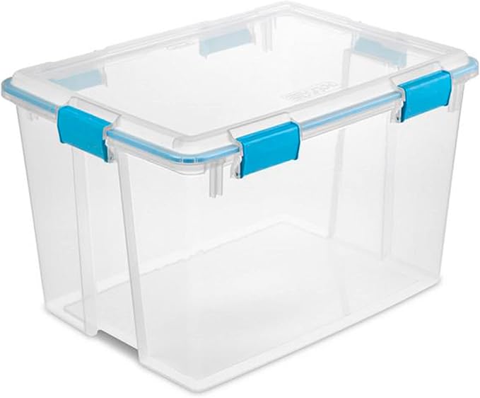 Sterilite 80 Qt Gasket Box, Stackable Storage Bin - Image 2