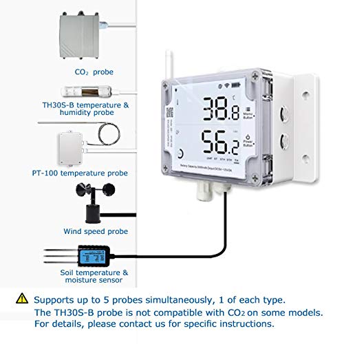 Ubibot Thermometer Hygrometer, Wireless Temperature Data Logger, Remote - Image 5