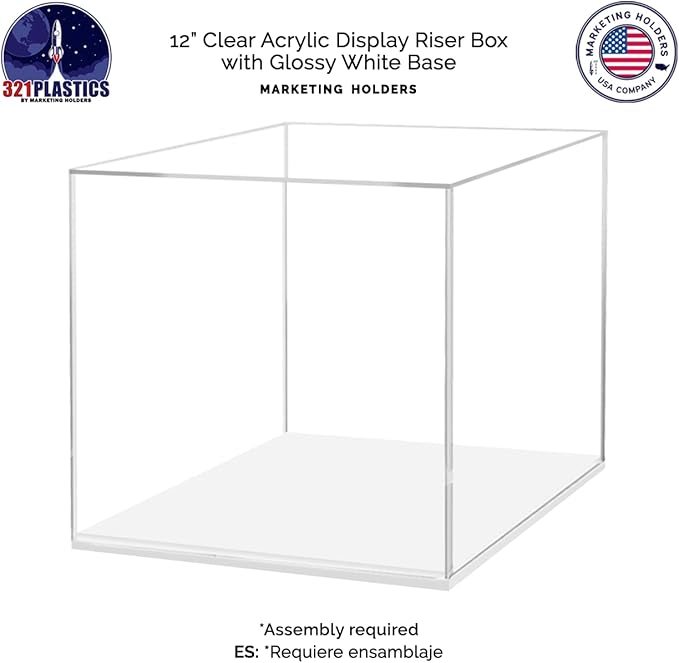 12" Clear Acrylic Display Box - Image 5