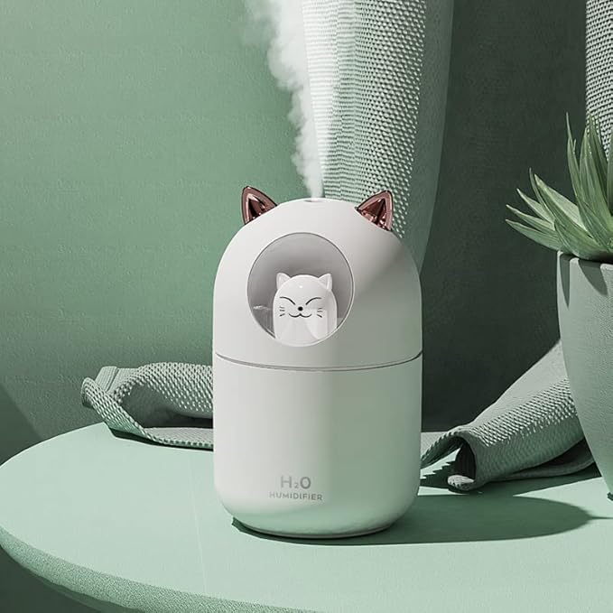 Portable Small Humidifier, 300ml Mini Cool Mist Humidifier - Image 3