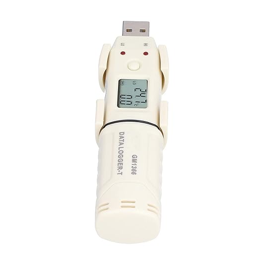 Temperature Data Logger, Temperature and Humidity Data Logger Battery Powered - Image 4