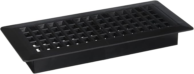 Decor Grates PL410-BLK 4-Inch by 10-Inch Plastic Floor Register - Image 7