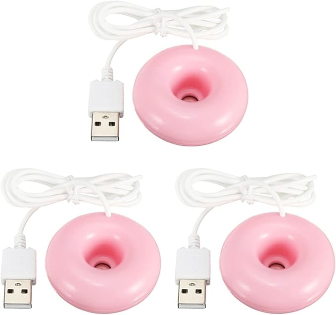 3pcs Mini Portable Donuts Humidifier Float by Unknown