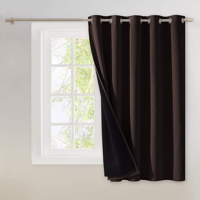 NICETOWN Extra Wide Patio Door Curtain, Super Heavy-Duty Thermal Sliding Glass by NICETOWN
