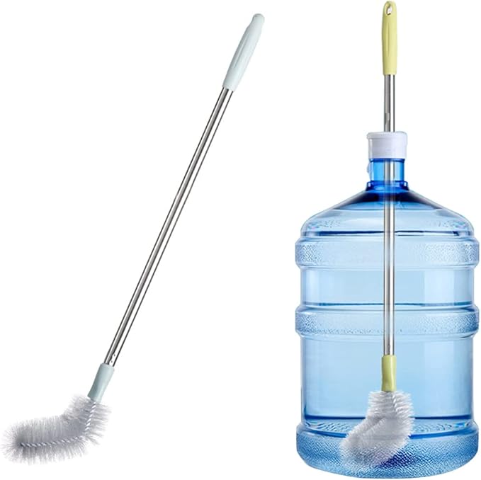 2 Pack 28" Long Bottle Brush, 3 & 5 Gallon Bottle Cleaner Brush, Nylon Bristles by kehail