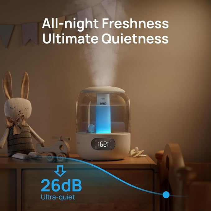 DREO Humidifiers for Bedroom, Cool Mist Ultrasonic Humidifier - Image 4