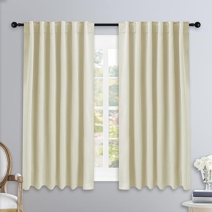 NICETOWN Small Window Curtains for Kitchen, Home Decoration Room Darkening - Image 2