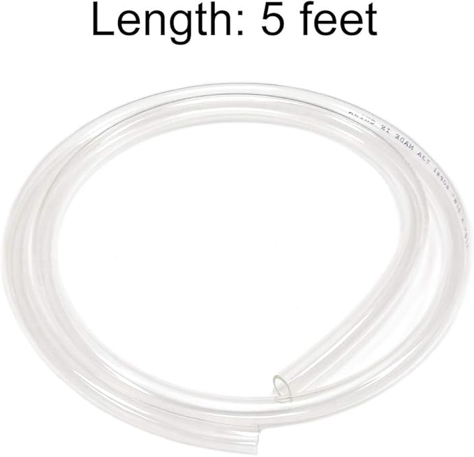 Eastrans 5ft x 1" Dia Clear Vinyl Tubing, Flexible Hybrid PVC Tubing Hose - Image 5