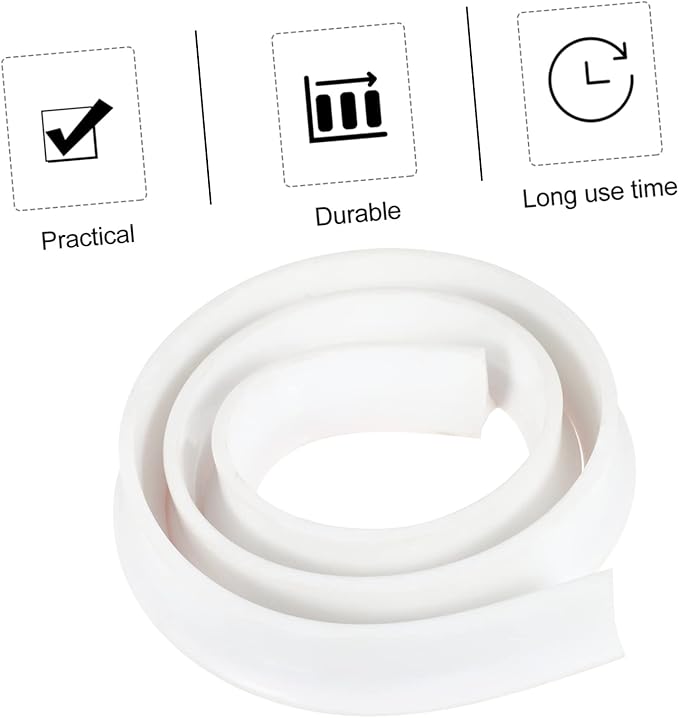 2m Shower Accessories for Bathroom Silicone Water Retaining Strip Sealing Strip - Image 4