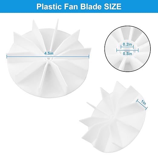 Siasky Universal Bathroom Vent Exhaust Fan Motor Replacement Motors Kit - Image 4