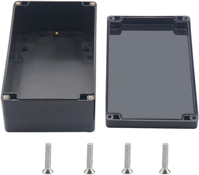 Outdoor Waterproof Junction Box IP67 Project Box ABS Black Electrical Boxes by Otdorpatio
